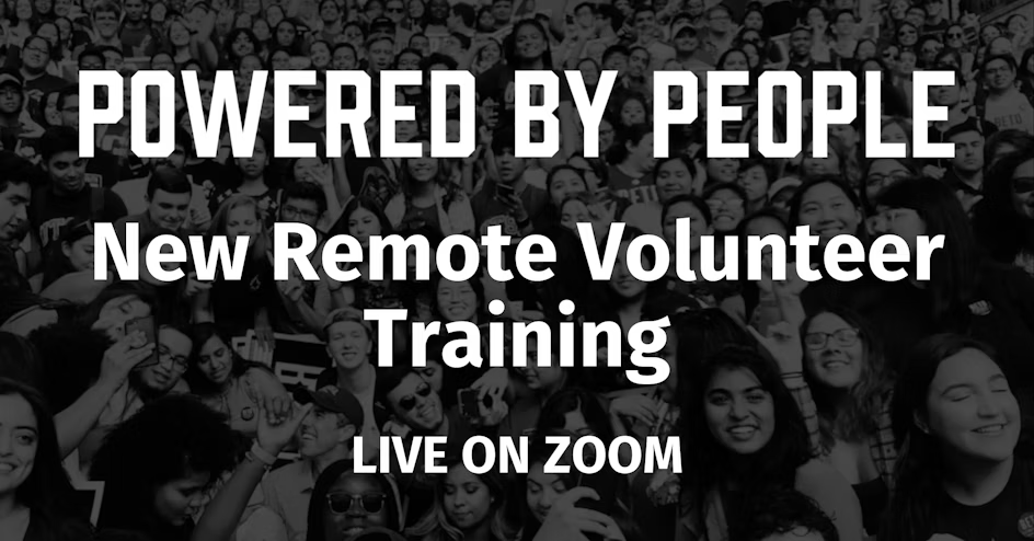 New Remote Volunteer Training