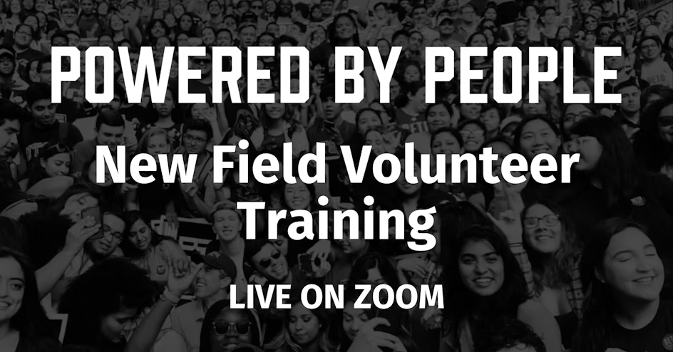 New Field Volunteer Training